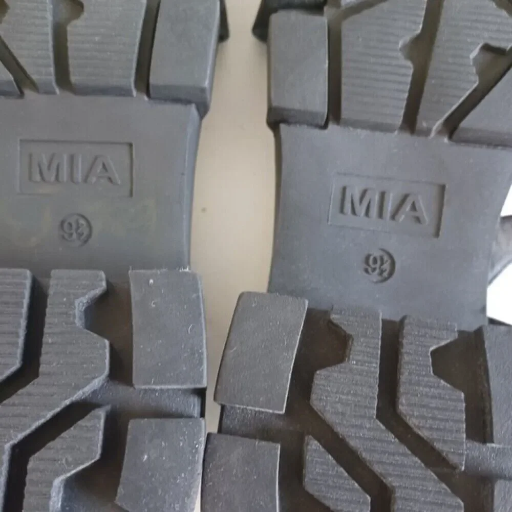 Platform Sandals Y2K 90s 2000s Chunky Sawtooth Lugsole Grunge MIA‎ Sz 9.5 Skylar